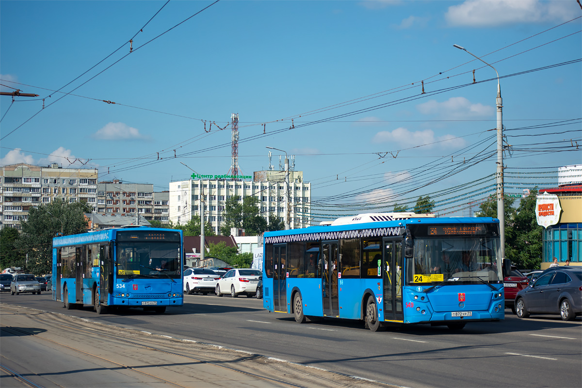 Tula, Volzhanin-5270-20-06 "СитиРитм-12" # 534; Tula, LiAZ-5292.65 # 549