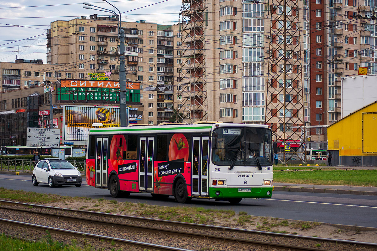 Saint Petersburg, LiAZ-5293.60 # 3837
