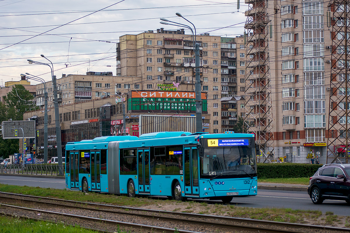 Saint Petersburg, MAZ-216.066 # 1312