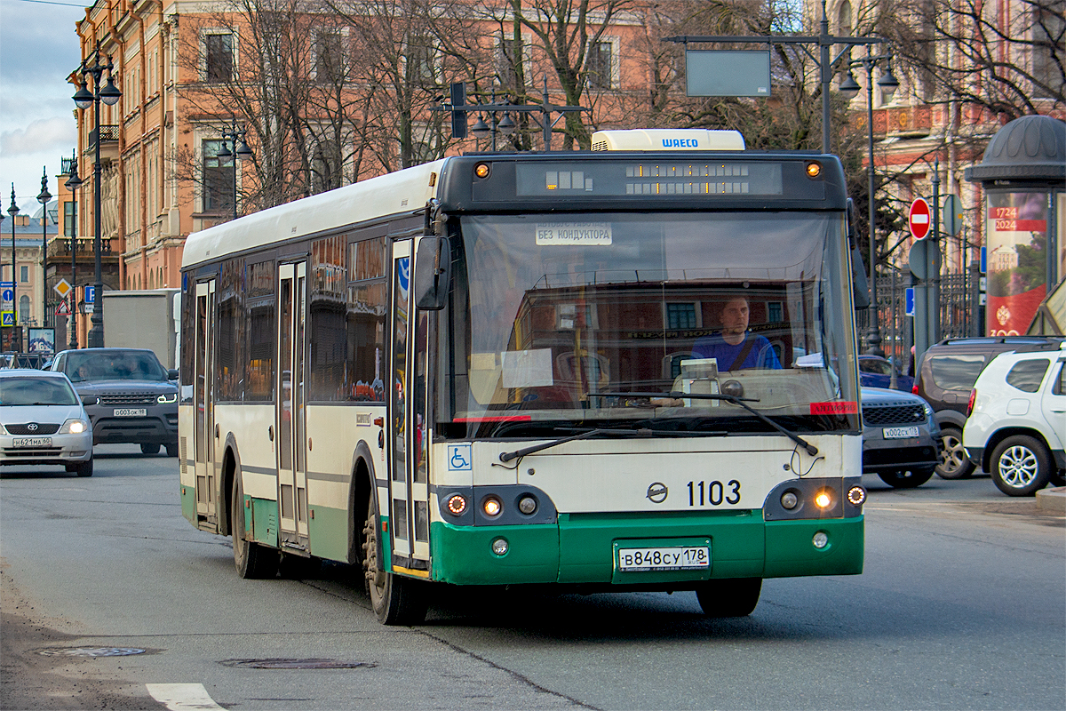 Saint Petersburg, LiAZ-5292.60 # 1103