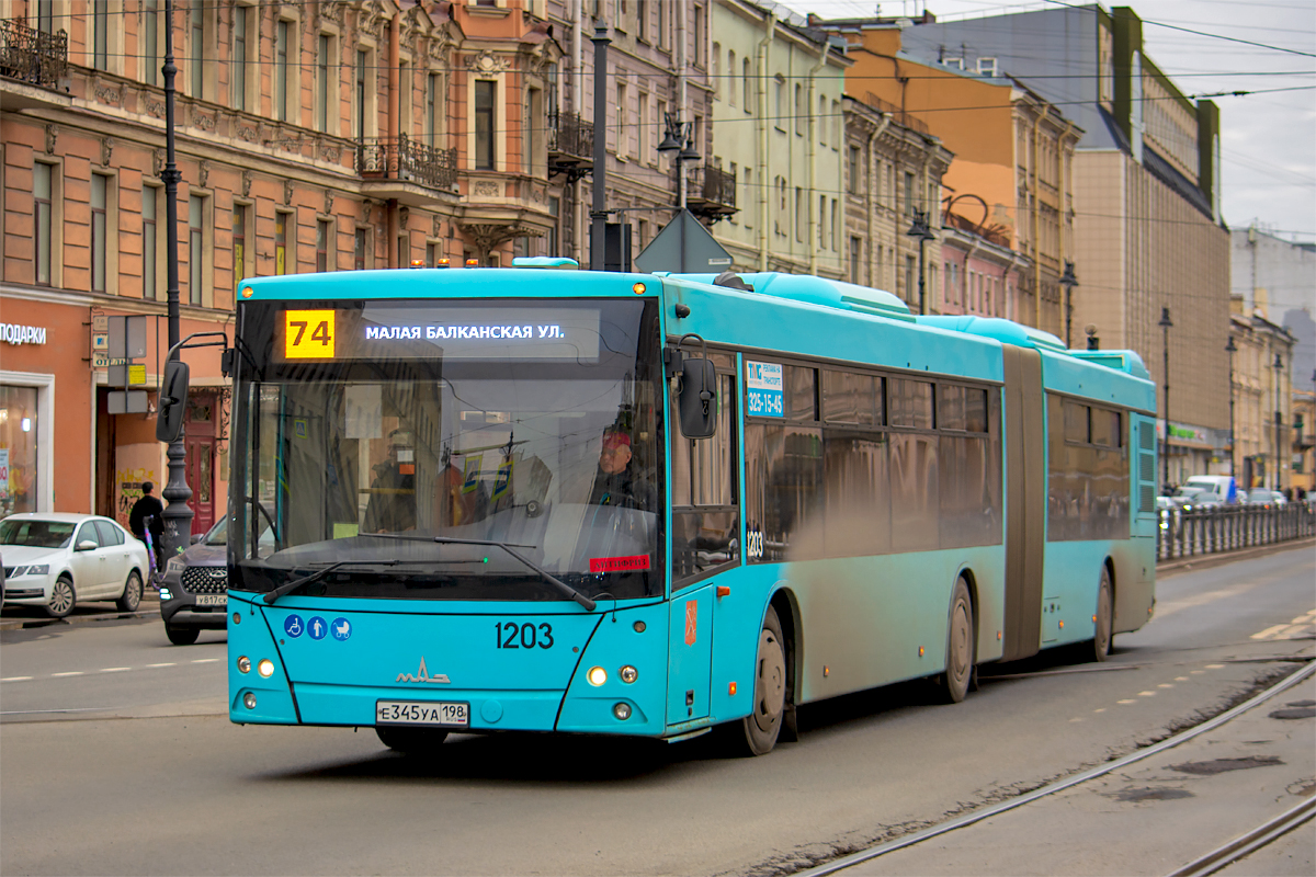 Saint Petersburg, MAZ-216.066 # 1203