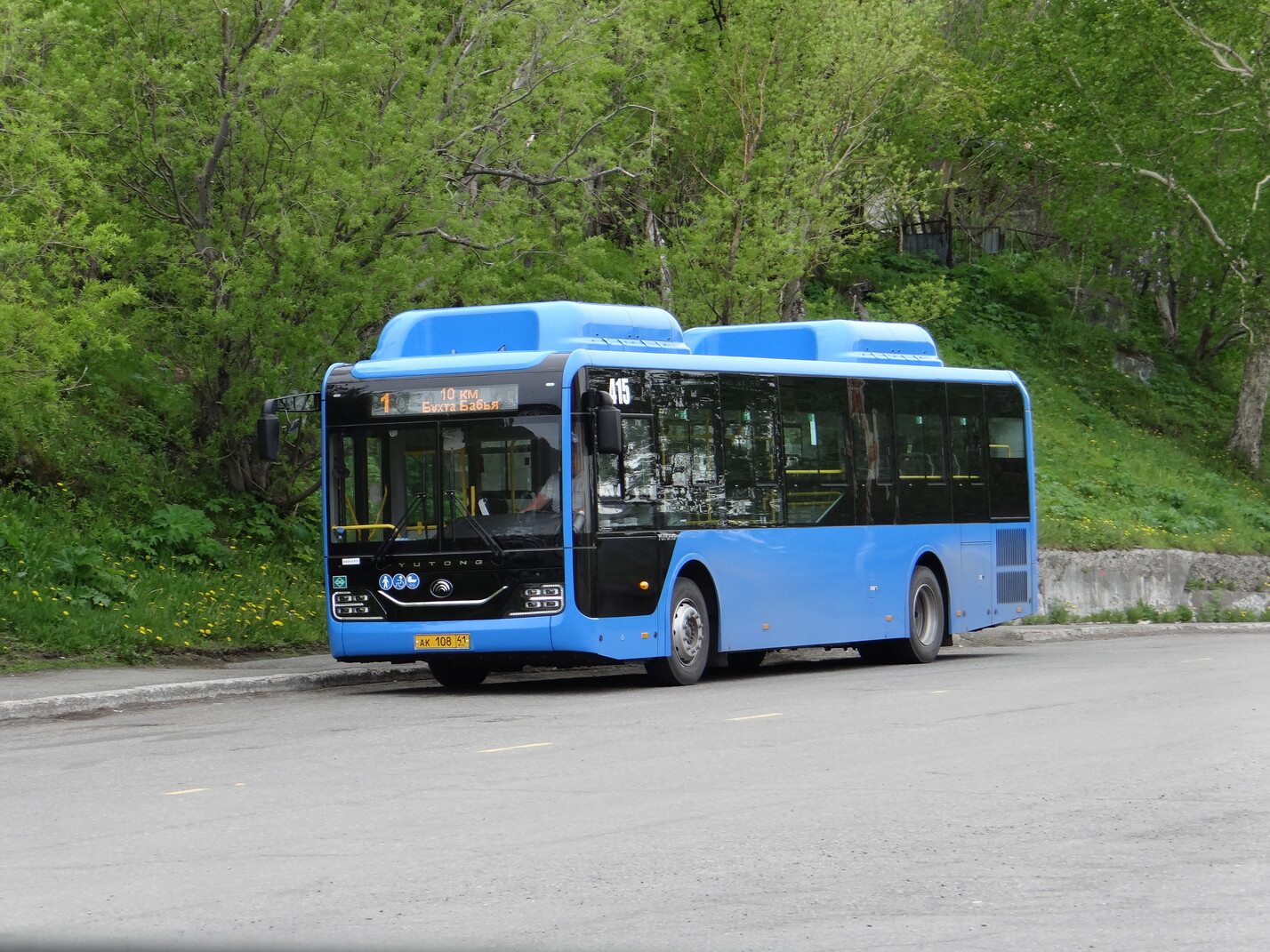 Petropavlovsk-Kamchatsky, Yutong ZK6116HG (CNG) # 415