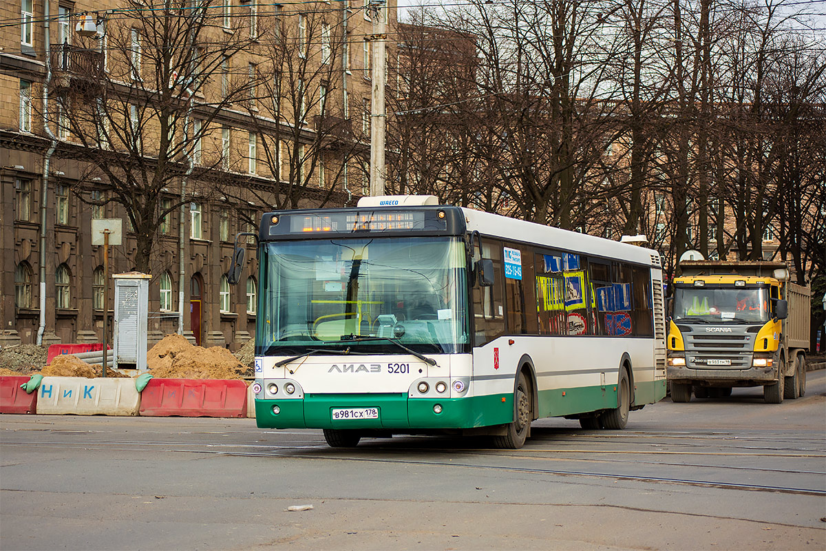 Saint Petersburg, LiAZ-5292.60 # 5201
