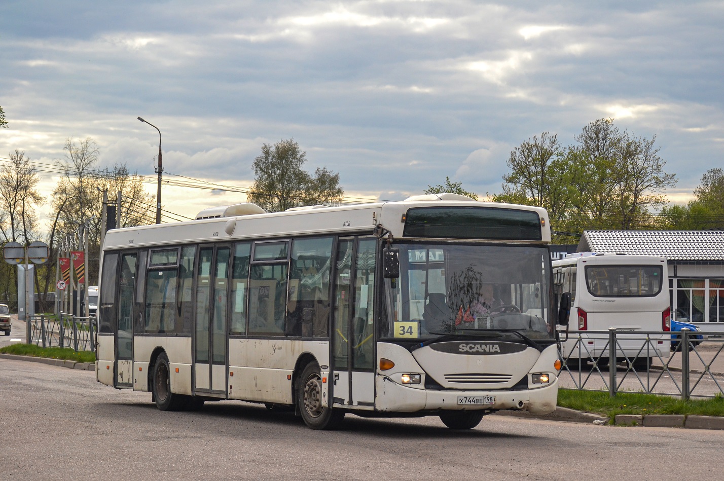 Volosovo, Scania OmniLink I (Scania-Piter) # Х 744 ВЕ 198