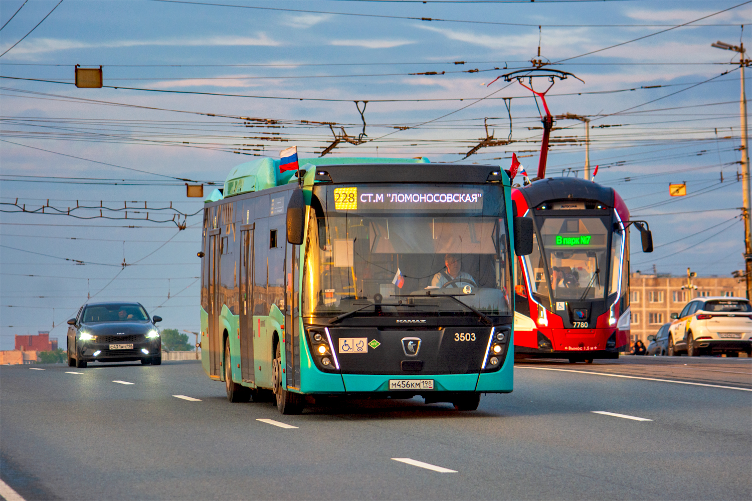 Saint Petersburg, NefAZ-5299-40-57 (CNG) # 3503