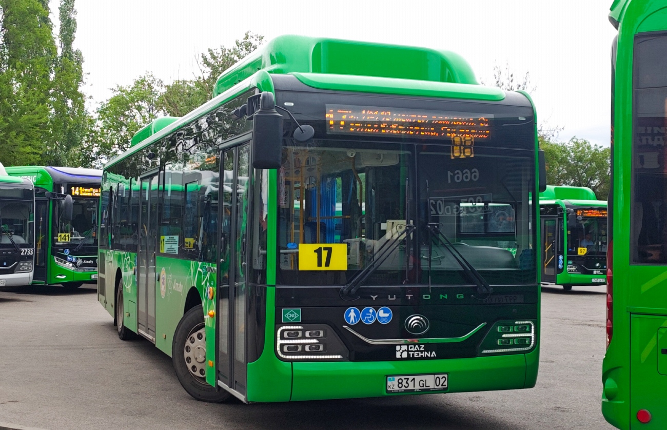 Алматы, Yutong ZK6116HG (QazTehna) № 831 GL 02