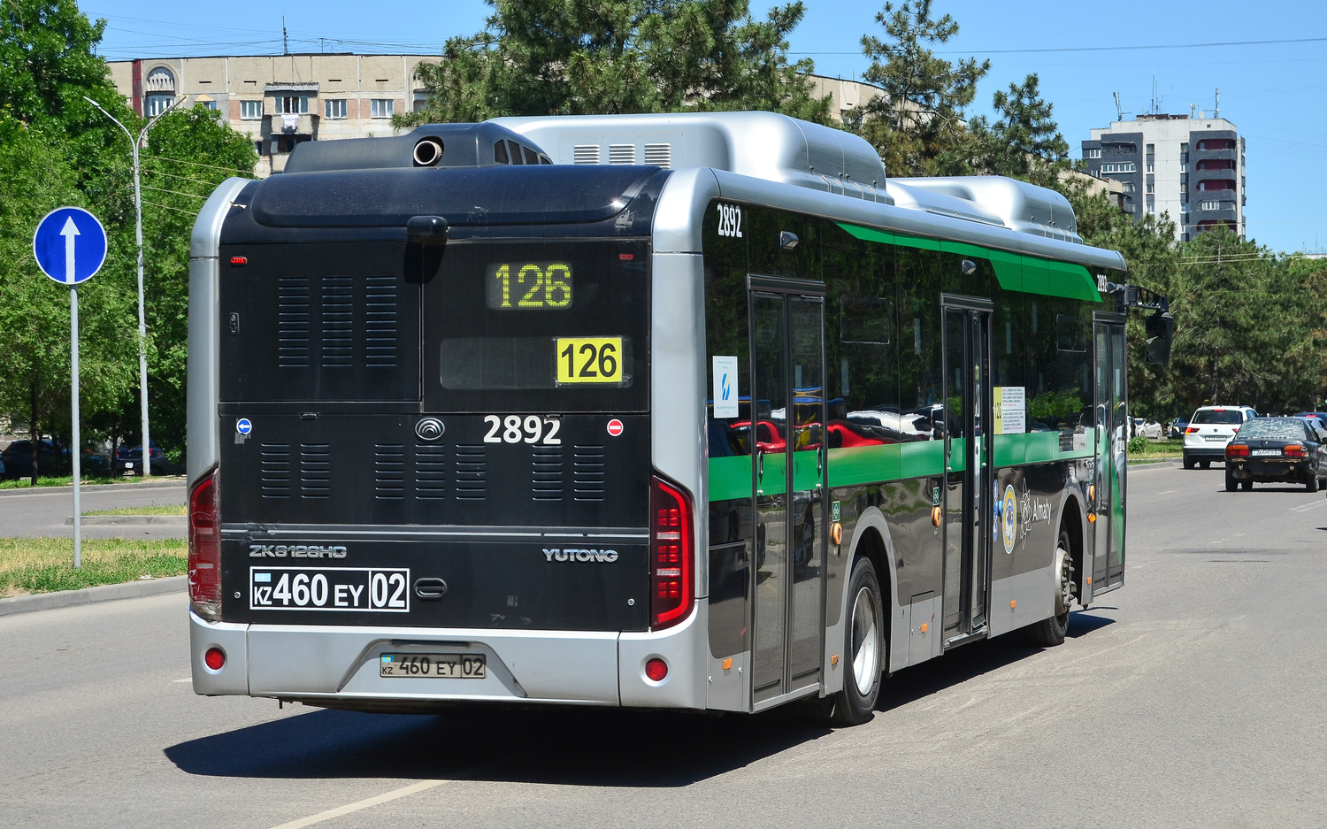 Almaty, Yutong ZK6126HG (QazTehna) No. 2892