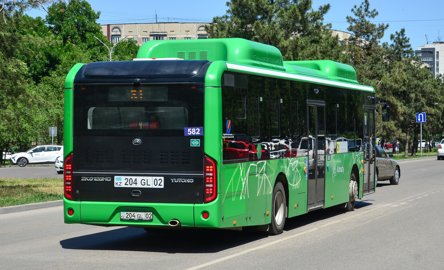 Almaty, Yutong ZK6126HG (QazTehna) # 582