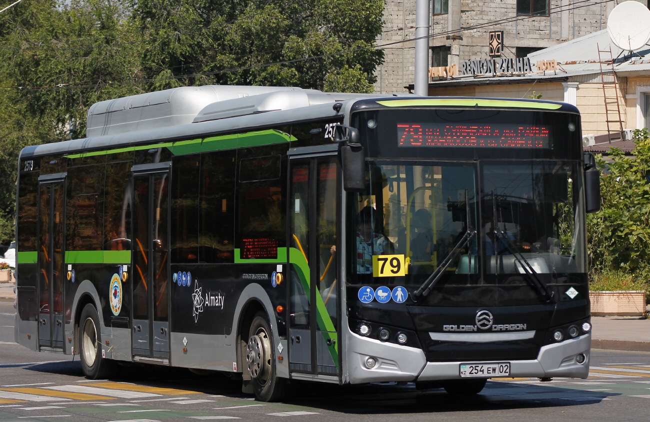 Almaty, Golden Dragon XML6125CN (Hyundai Trans Auto) # 2573