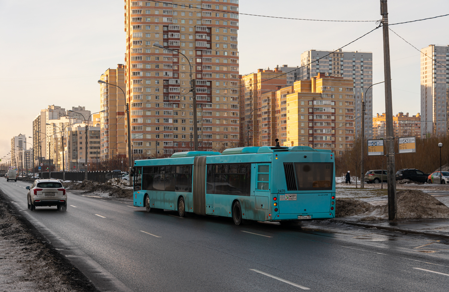 Saint Petersburg, MAZ-216.066 Nr. 2478
