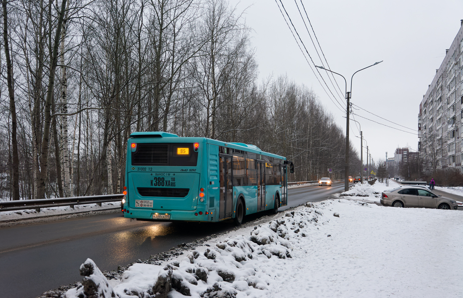 Saint Petersburg, LiAZ-5292.67 (LNG) # 31002