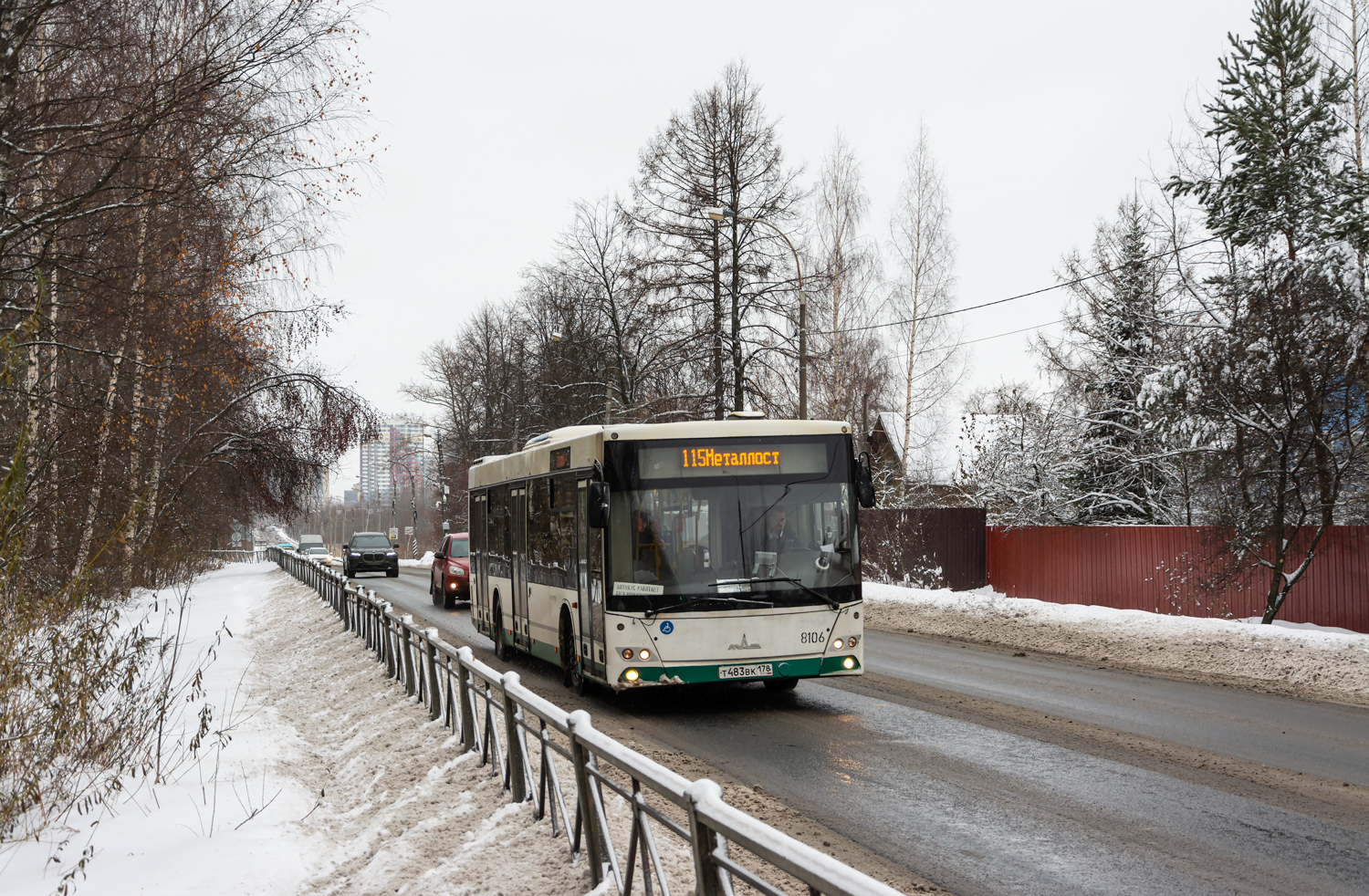 Saint Petersburg, MAZ-203.085 # 8106