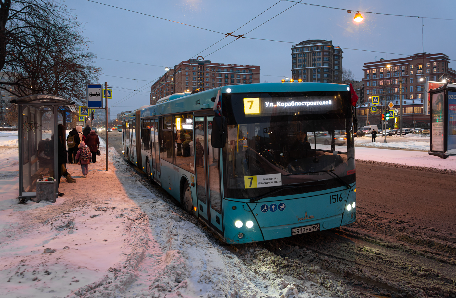 Saint Petersburg, MAZ-216.066 # 1516