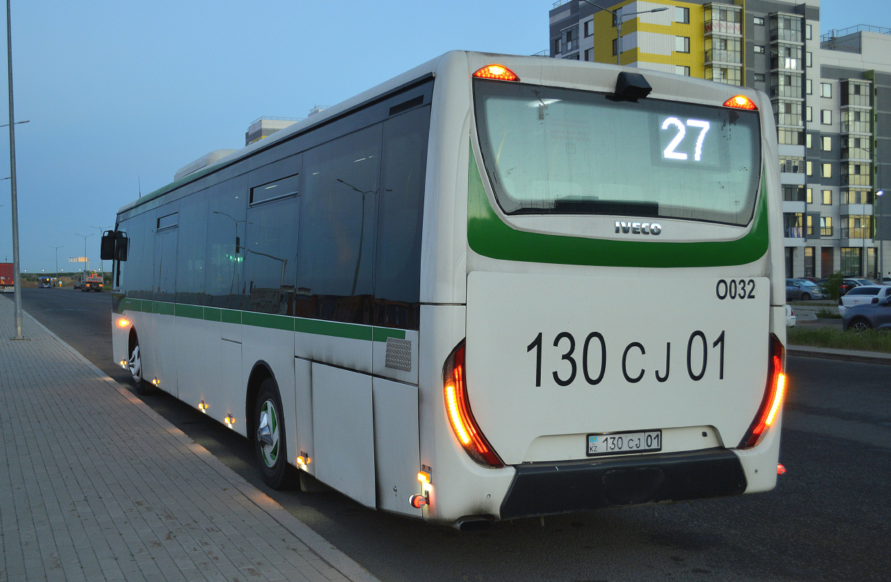 Астана, IVECO Crossway LE 13M (СарыаркаАвтоПром) № O032