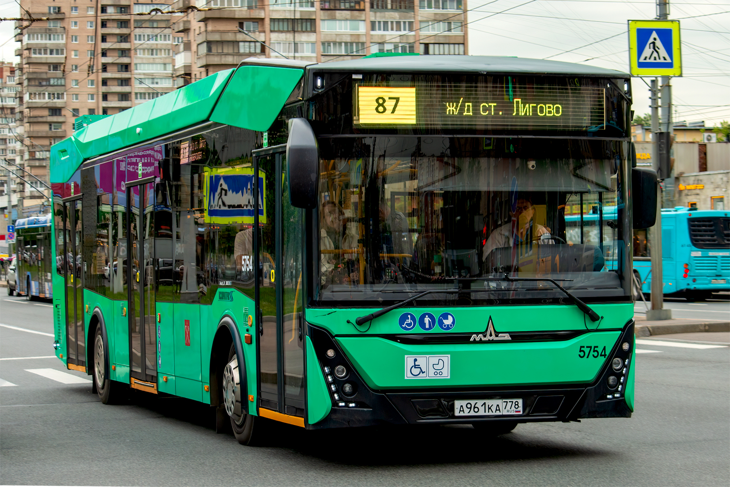 Saint Petersburg, MAZ-303.E23 # 5754