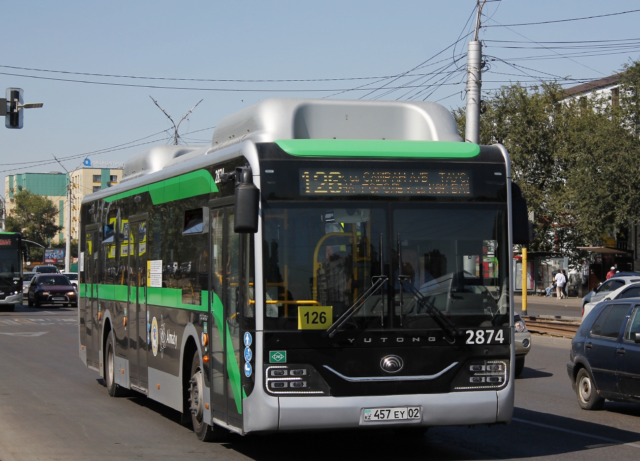 Almaty, Yutong ZK6126HG (QazTehna) # 2874
