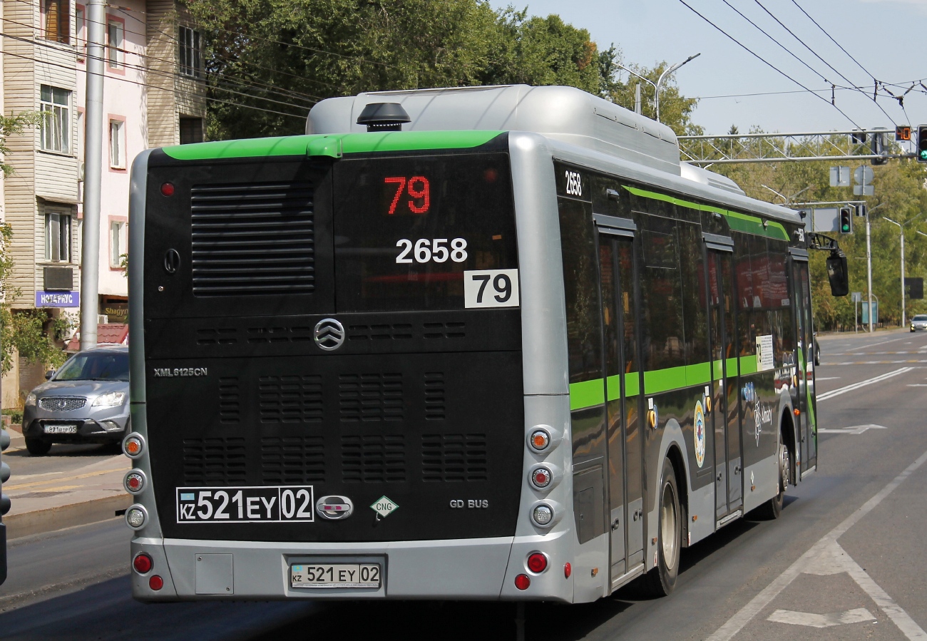 Almaty, Golden Dragon XML6125CN (Hyundai Trans Auto) # 2658