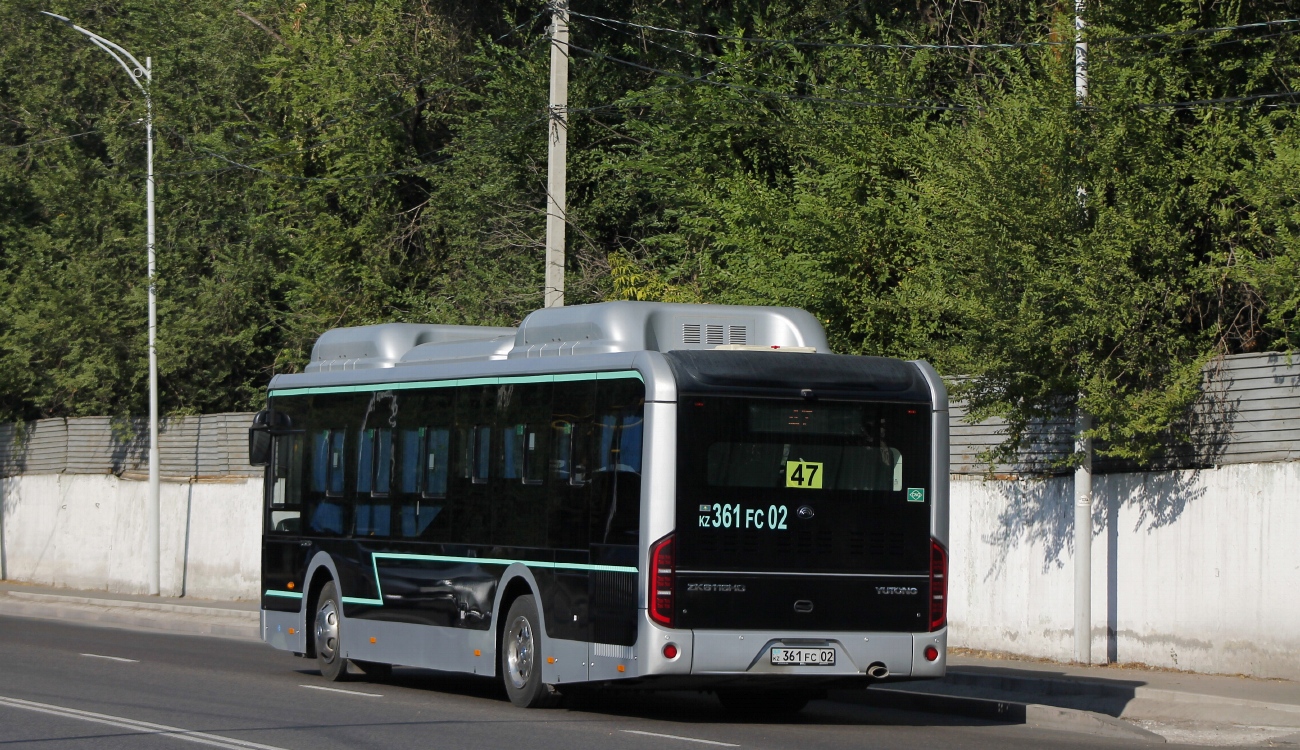Алматы, Yutong ZK6116HG (QazTehna) № 361 FC 02