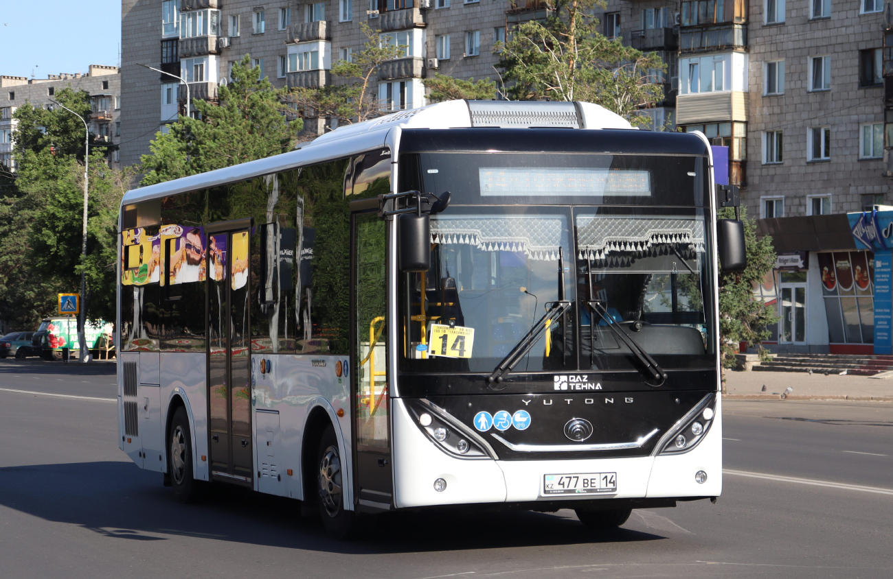 Pavlodar, Yutong ZK6890HGQ (QazTehna) # 477 BE 14