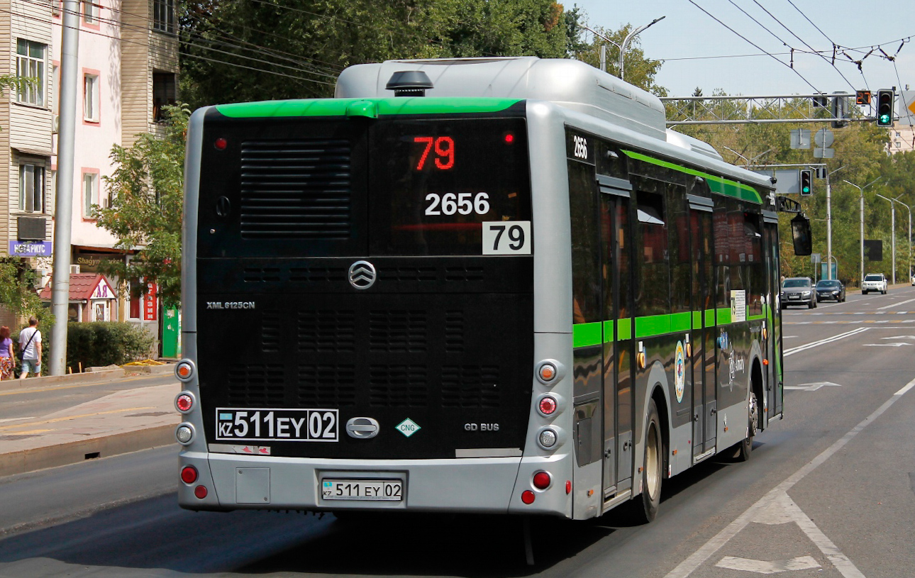Almaty, Golden Dragon XML6125CN (Hyundai Trans Auto) # 2656