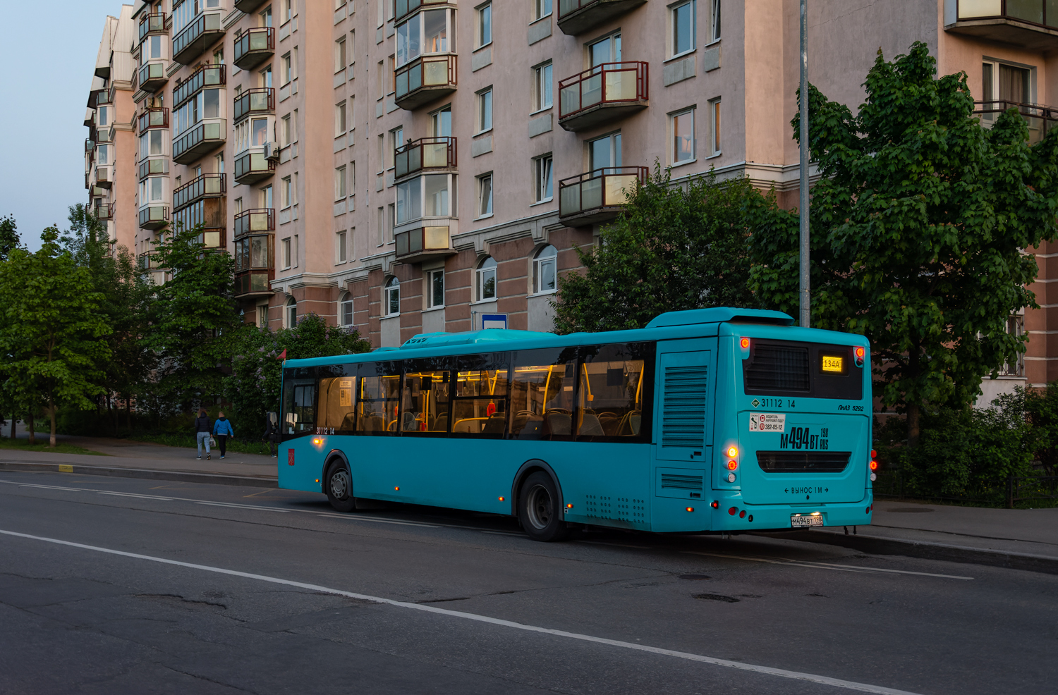 Saint Petersburg, LiAZ-5292.67 (LNG) # 31112