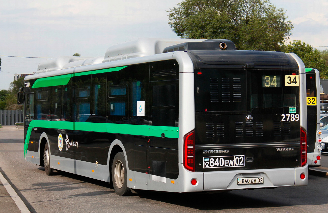 Almaty, Yutong ZK6126HG (QazTehna) Nr. 2789