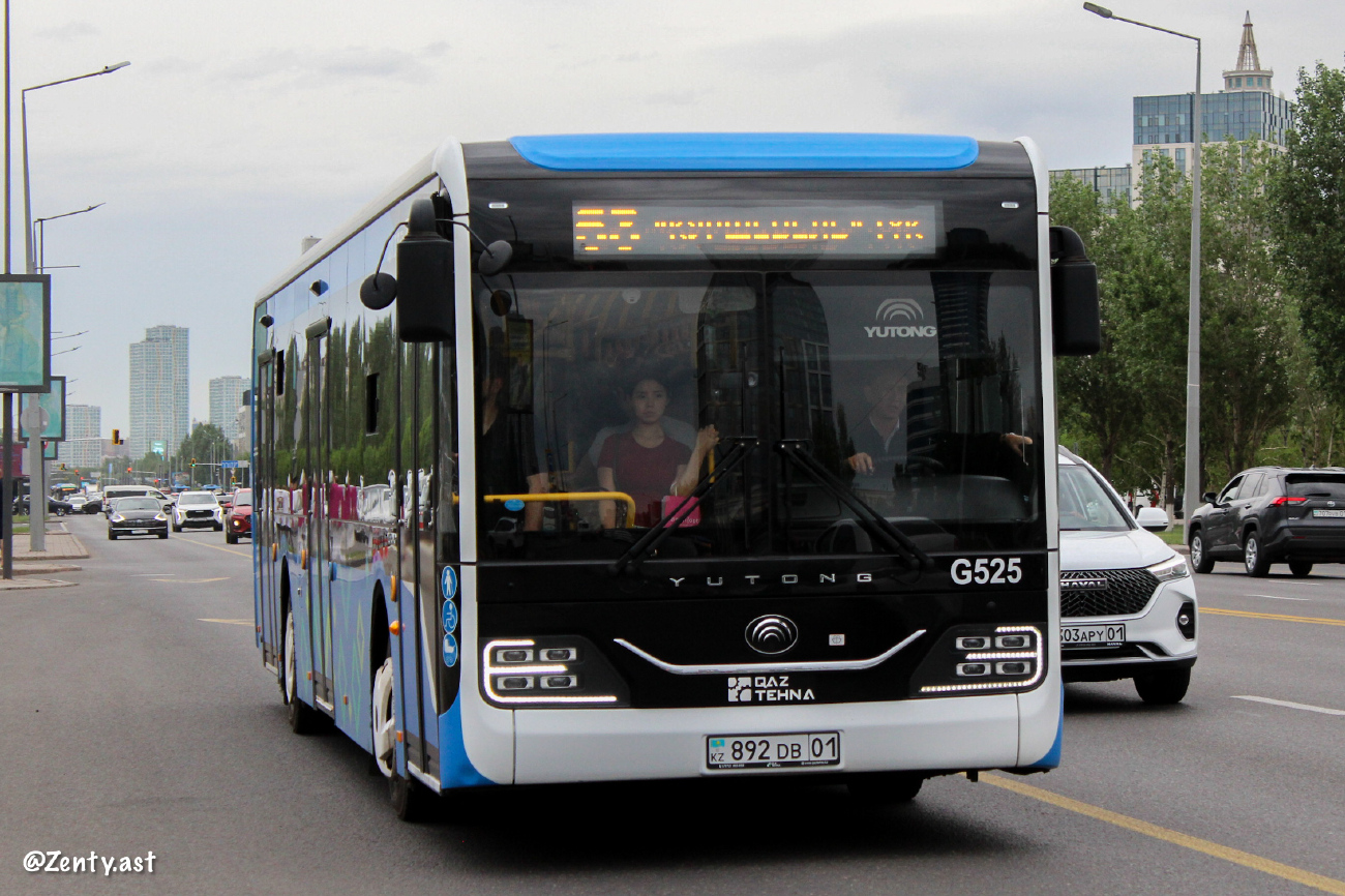 Astana, Yutong ZK6126HG (QazTehna) # G525