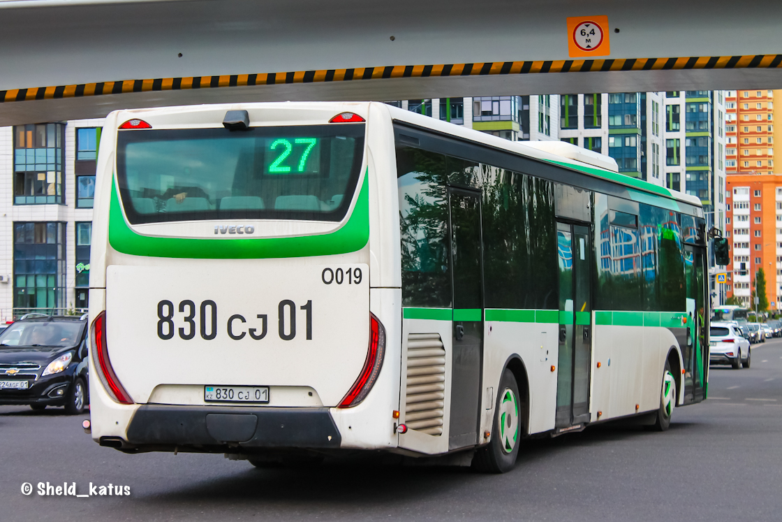 Astana, IVECO Crossway LE 13M (SaryarkaAvtoProm) # O019