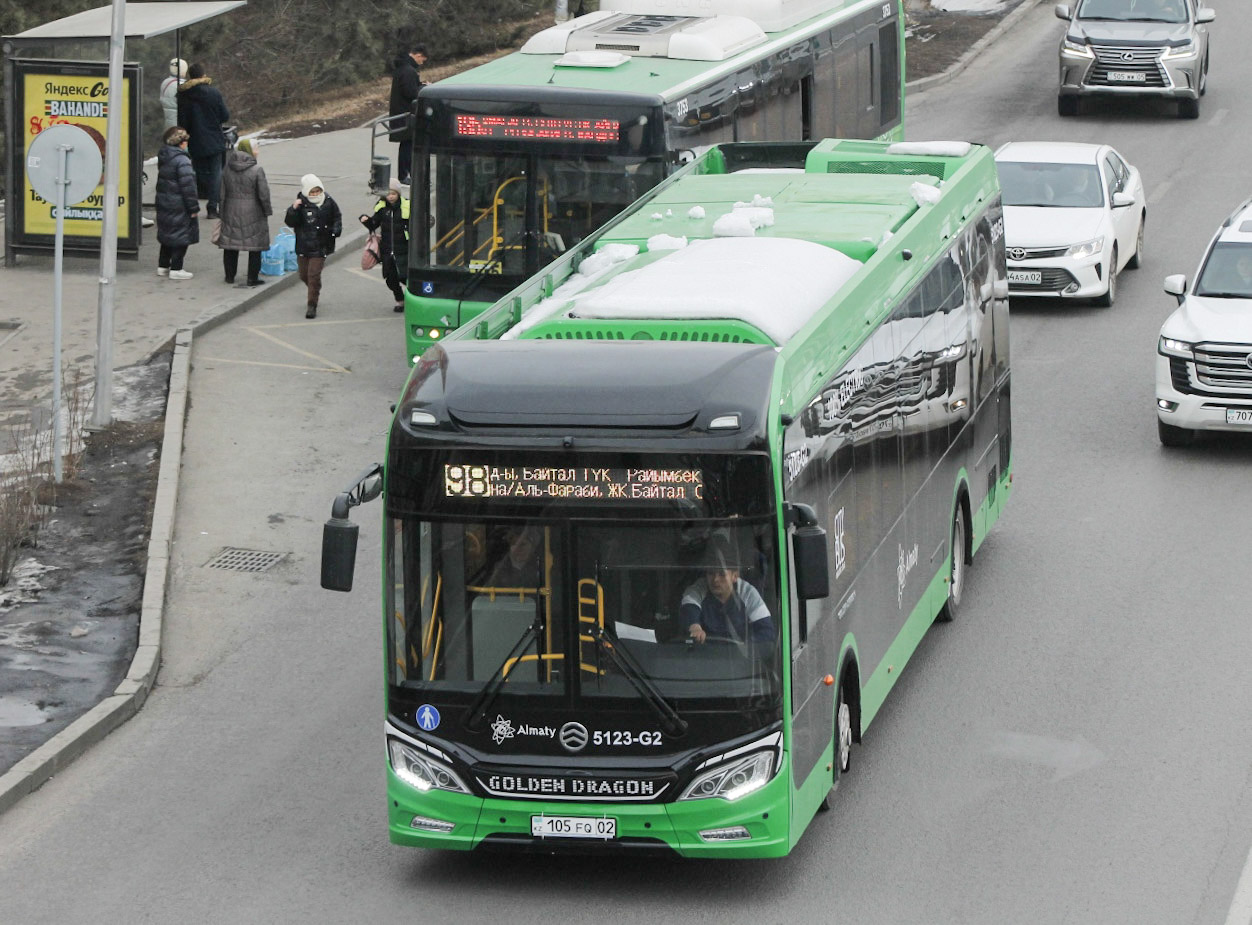 Almaty, Golden Dragon XML6125CE (Hyundai Trans Auto) # 5123-G2