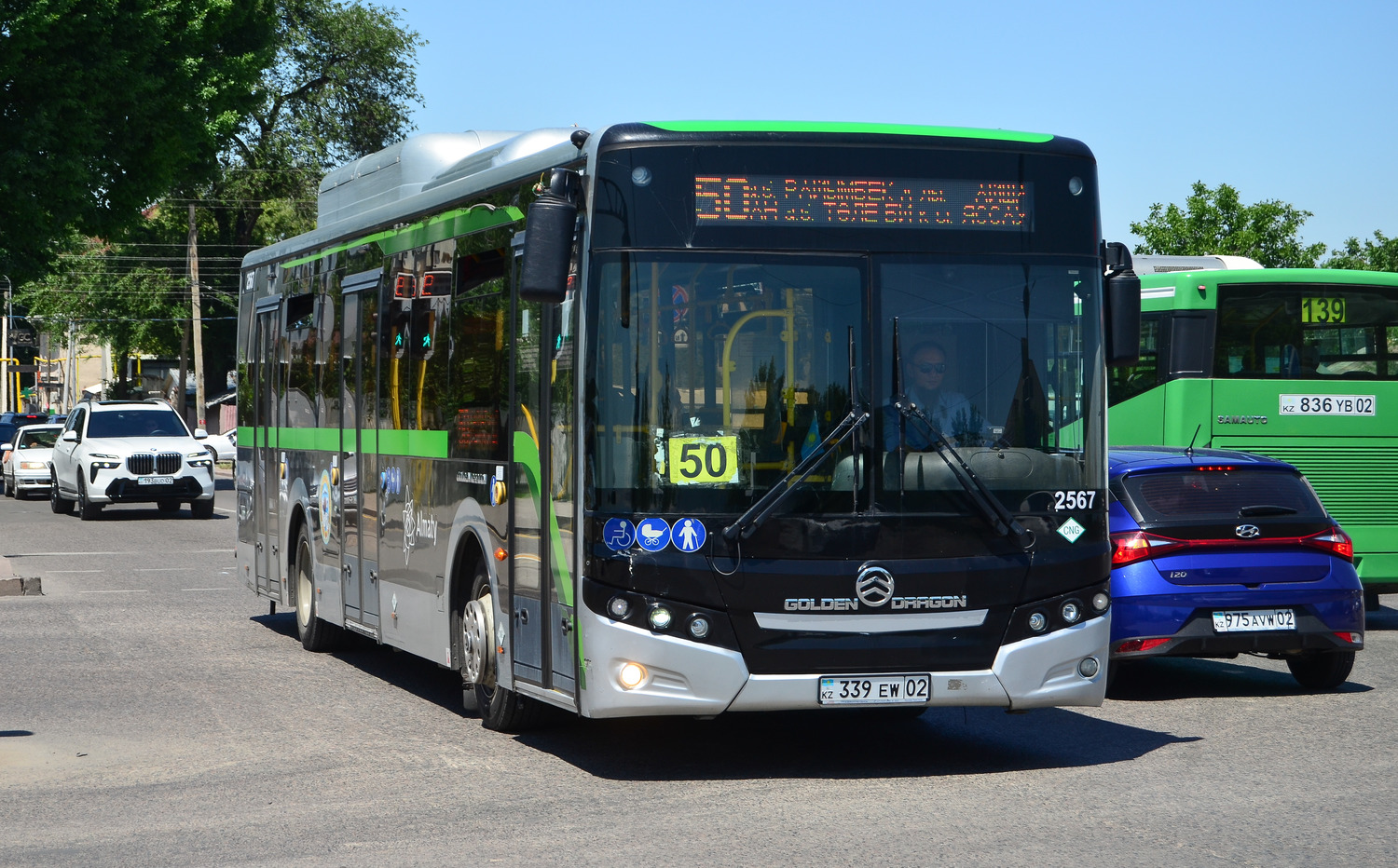 Almaty, Golden Dragon XML6125CN (Hyundai Trans Auto) # 2567