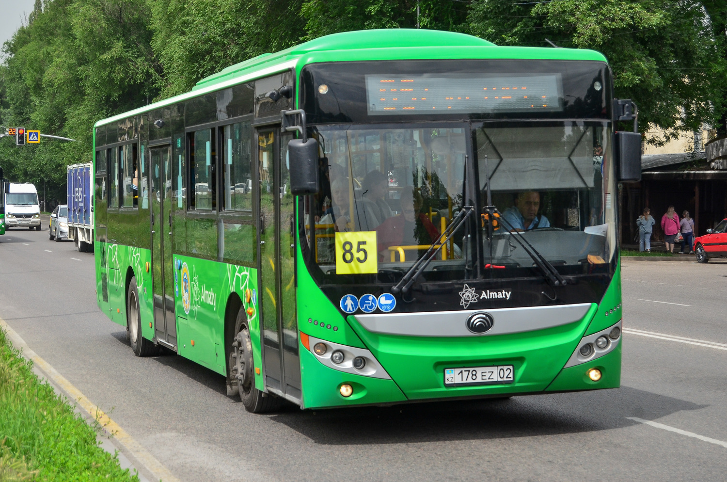 Almaty, Yutong ZK6118HGA (QazTehna) Nr. 178 EZ 02