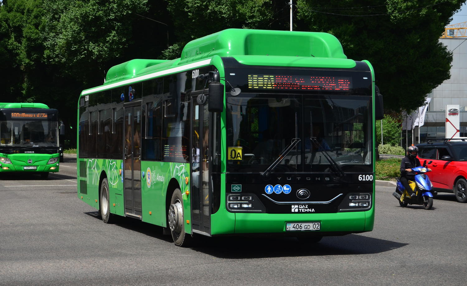 Almaty, Yutong ZK6116HG (QazTehna) # 6100