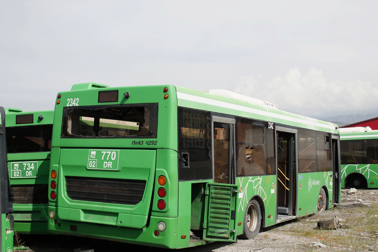 Almaty, LiAZ-4292.60 # 2342