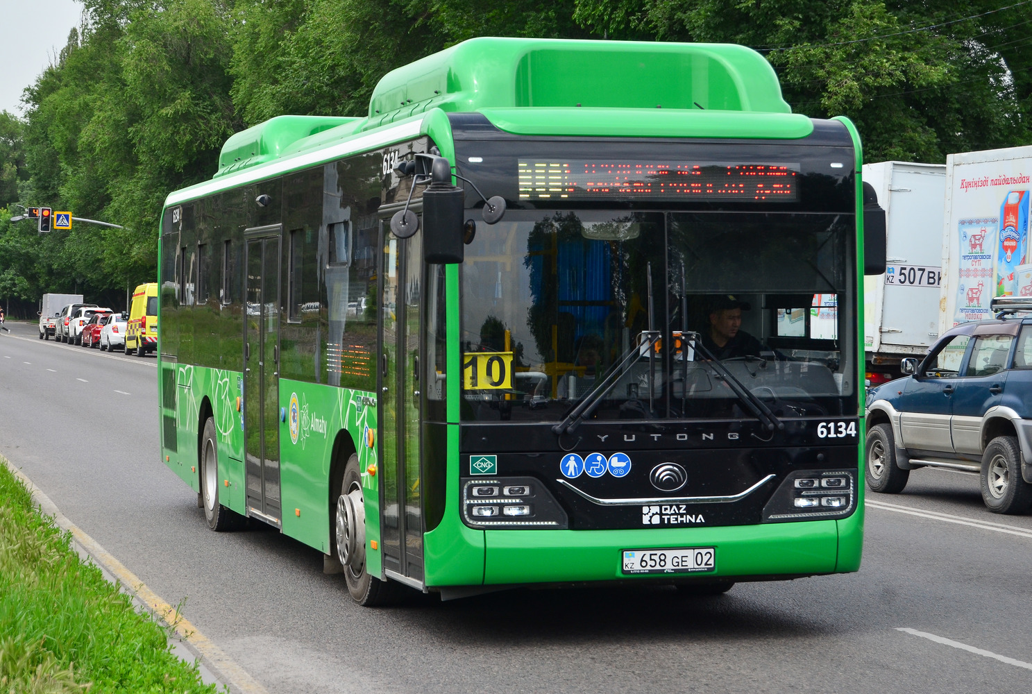 Almaty, Yutong ZK6116HG (QazTehna) # 6134