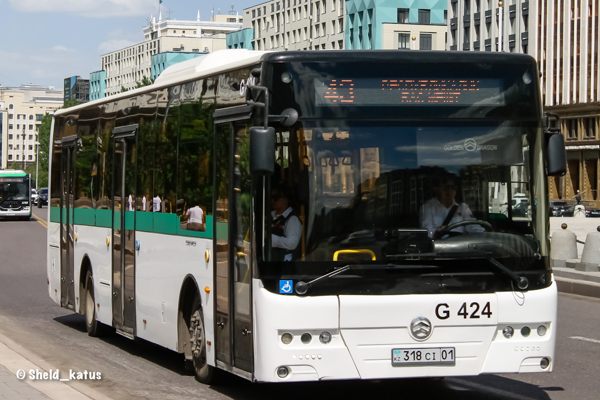Astana, Golden Dragon XML6125CR (Hyundai Trans Auto) # G424