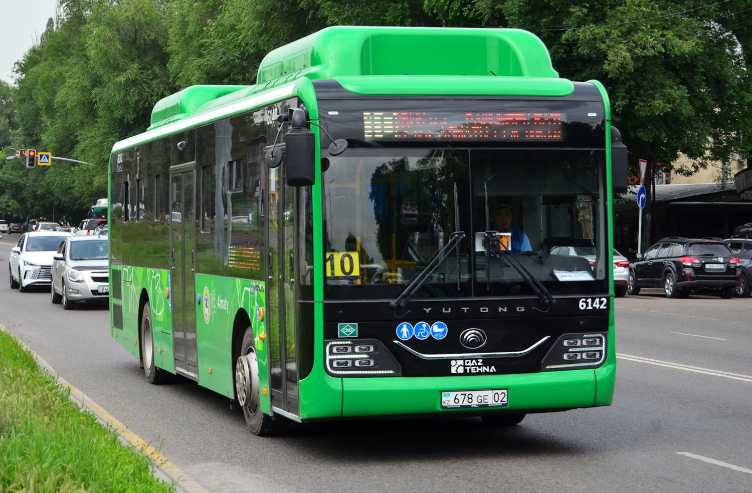 Алматы, Yutong ZK6116HG (QazTehna) № 6142