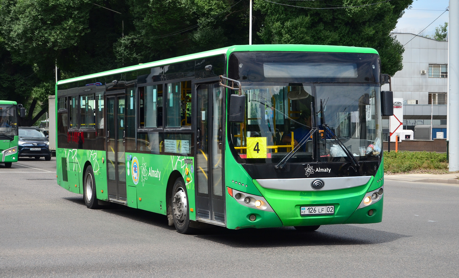 Almaty, Yutong ZK6118HGA # 126 LF 02