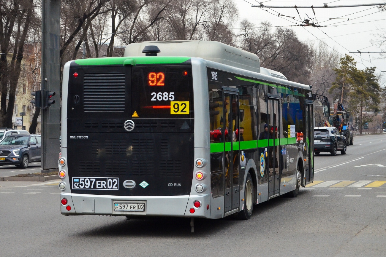 Almaty, Golden Dragon XML6125CN (Hyundai Trans Auto) # 2685