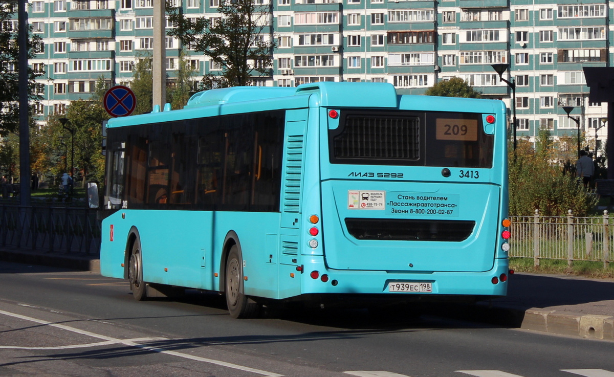 Saint Petersburg, LiAZ-5292.65 # 3413