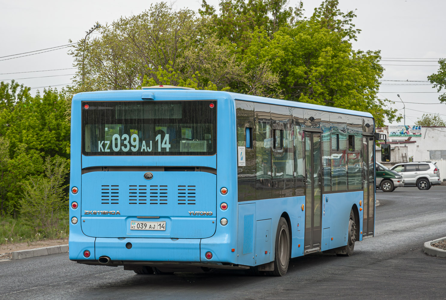 Pavlodar, Yutong ZK6118HGA (QazTehna) Nr. 039 AJ 14