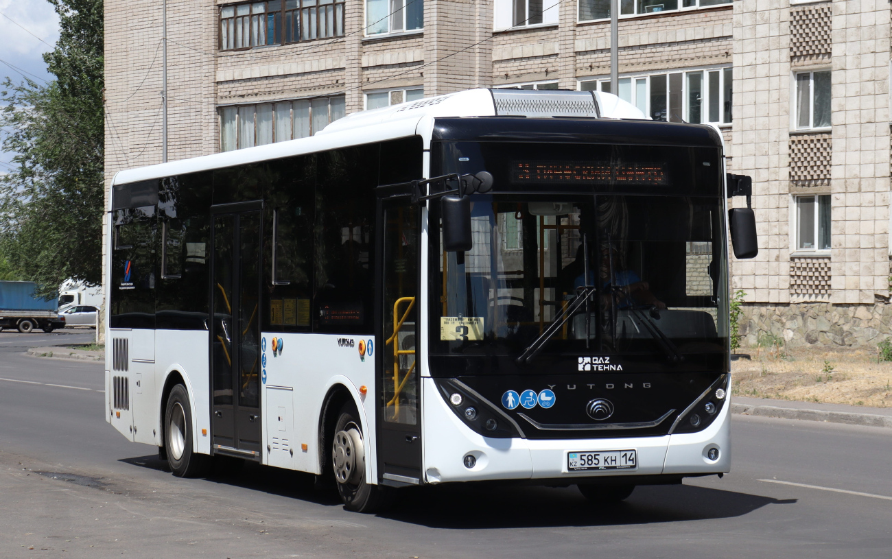Pavlodar, Yutong ZK6890HGQ (QazTehna) Nr. 585 KH 14