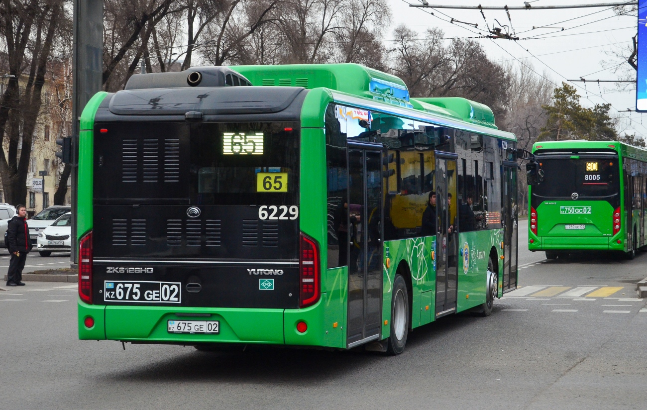 Almaty, Yutong ZK6126HG (QazTehna) No. 6229
