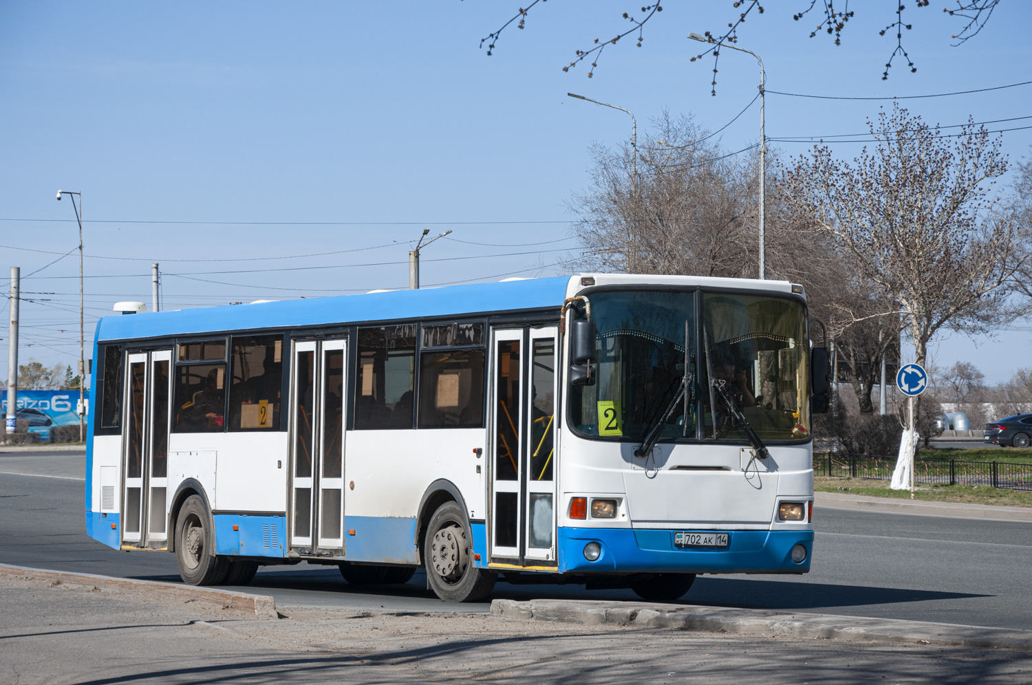 Pavlodar, LiAZ-5293.60 # 702 AK 14