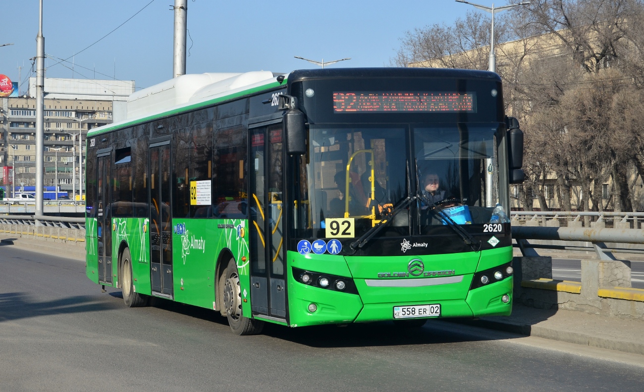 Almaty, Golden Dragon XML6125CN (Hyundai Trans Auto) # 2620