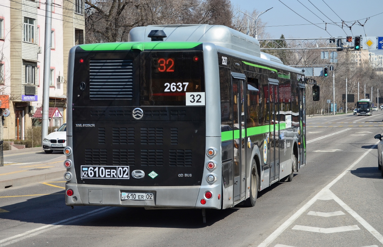Almaty, Golden Dragon XML6125CN (Hyundai Trans Auto) # 2637