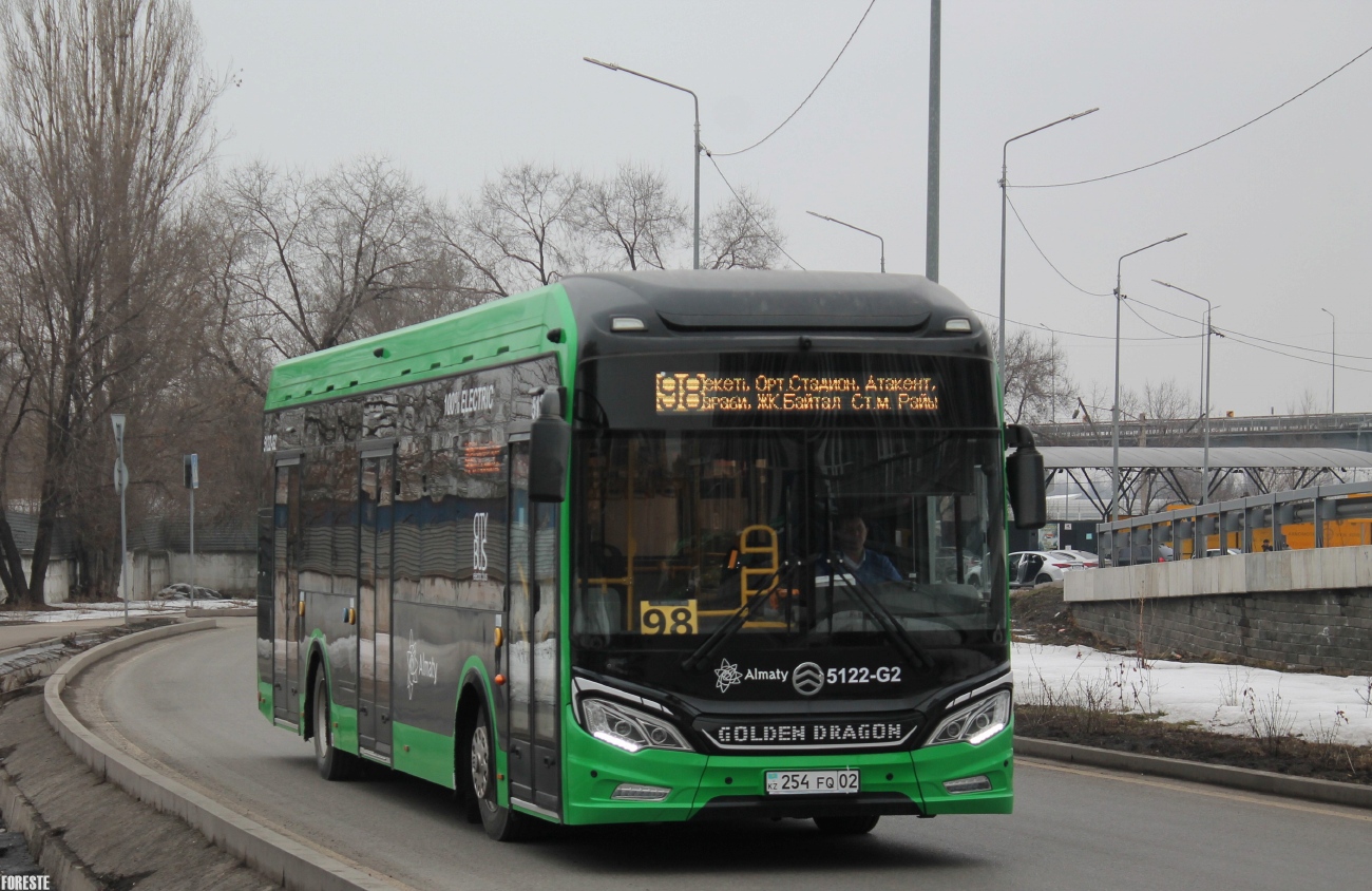 Almaty, Golden Dragon XML6125CE (Hyundai Trans Auto) # 5122-G2