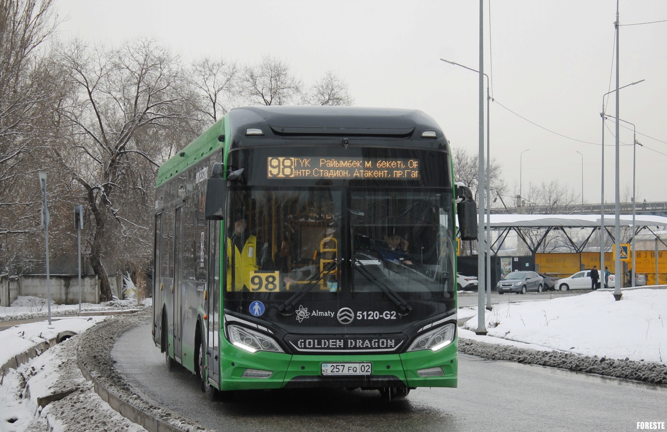 Алматы, Golden Dragon XML6125CE (Hyundai Trans Auto) № 5120-G2