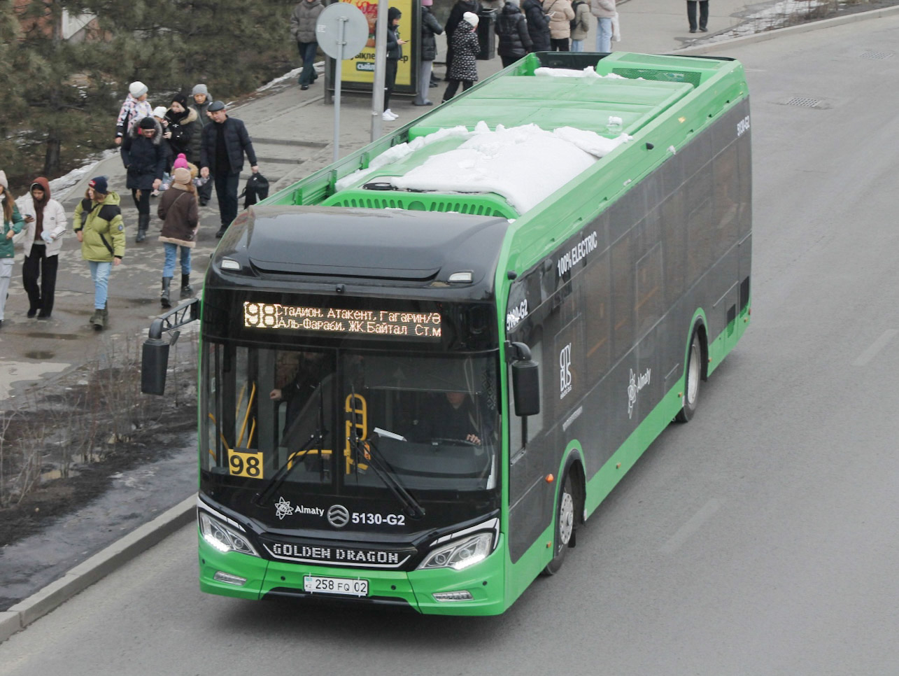 Almaty, Golden Dragon XML6125CE (Hyundai Trans Auto) # 5130-G2