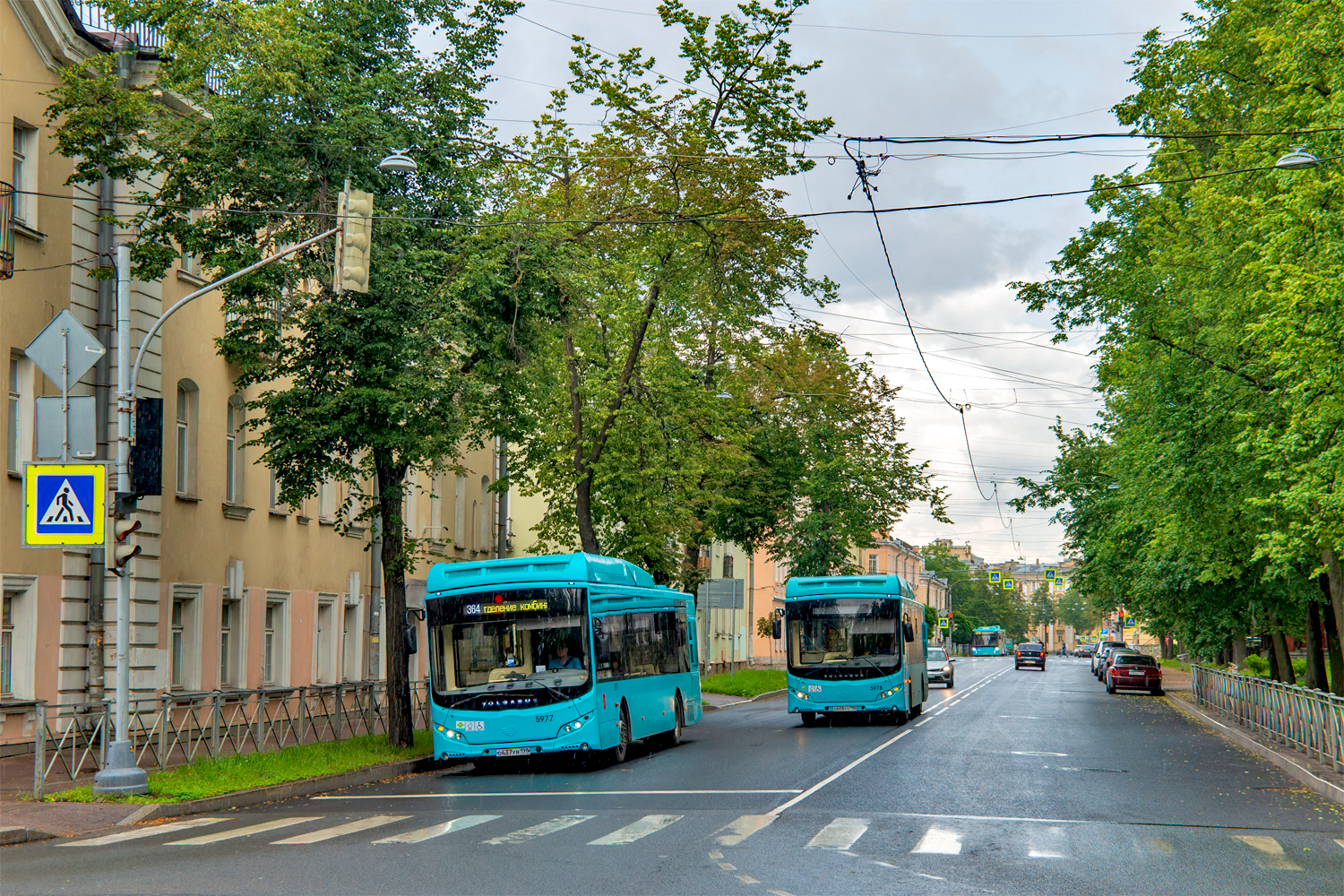Saint Petersburg, Volgabus-5270.G2 (CNG) Nr. 5977; Saint Petersburg, Volgabus-5270.G2 (CNG) Nr. 5978