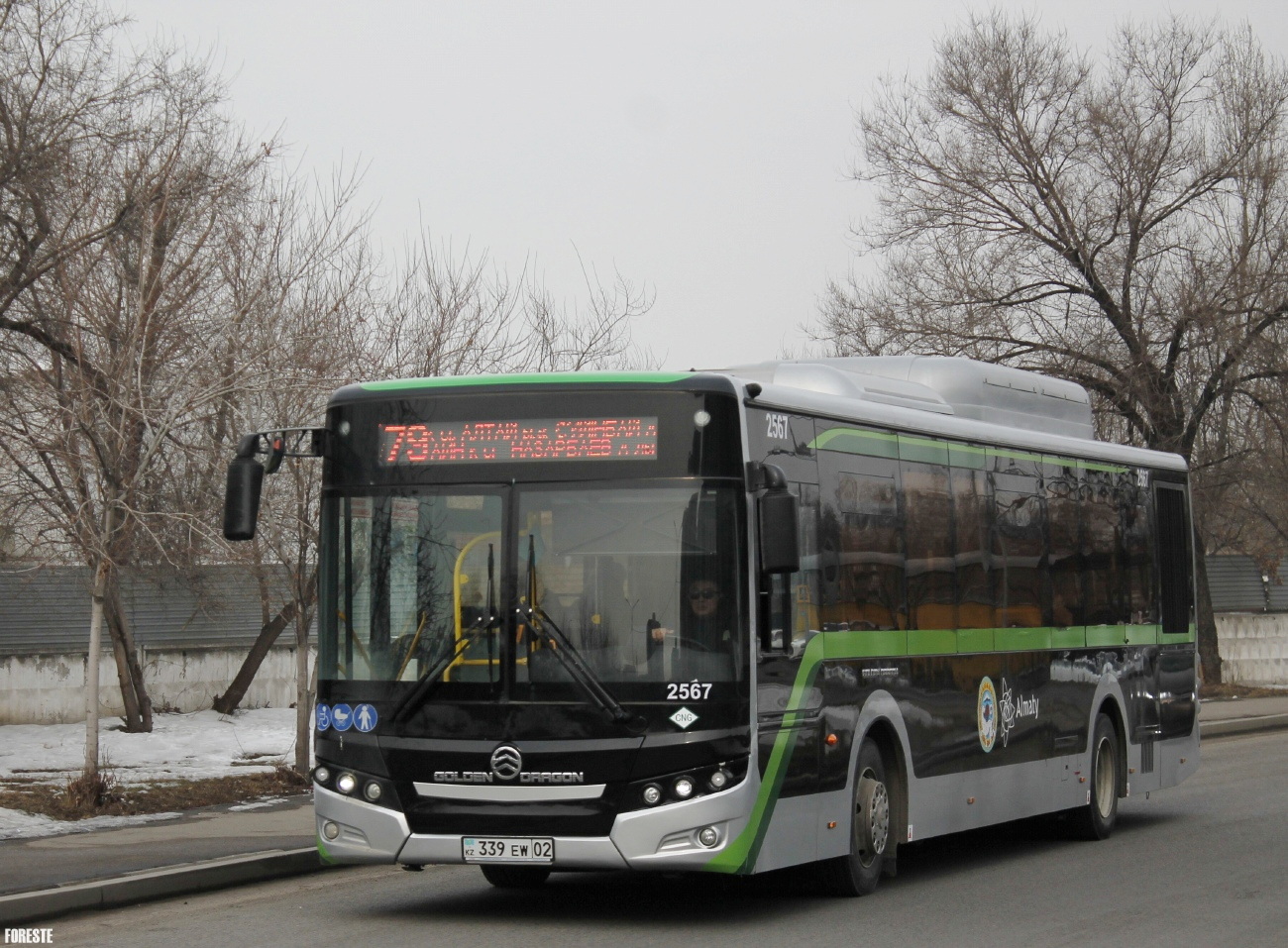 Almaty, Golden Dragon XML6125CN (Hyundai Trans Auto) # 2567